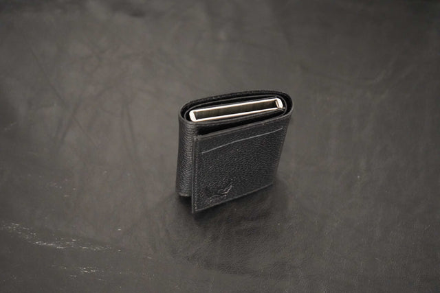 Men's Black Leather RFID Wallet