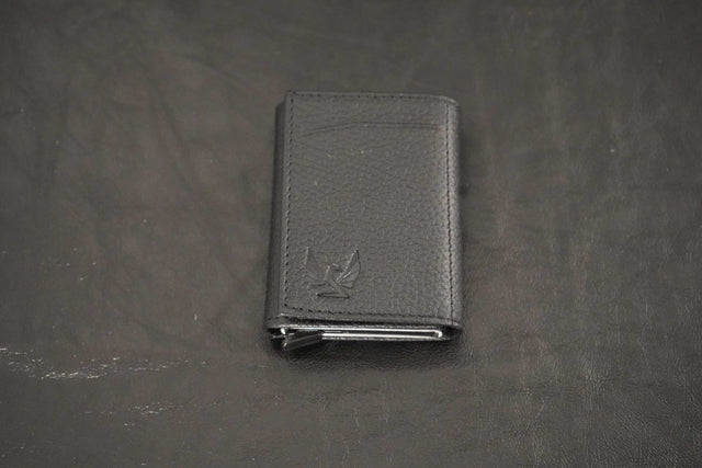 Men's Black Leather RFID Wallet