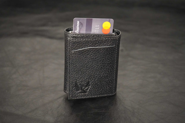 Men's Black Leather RFID Wallet