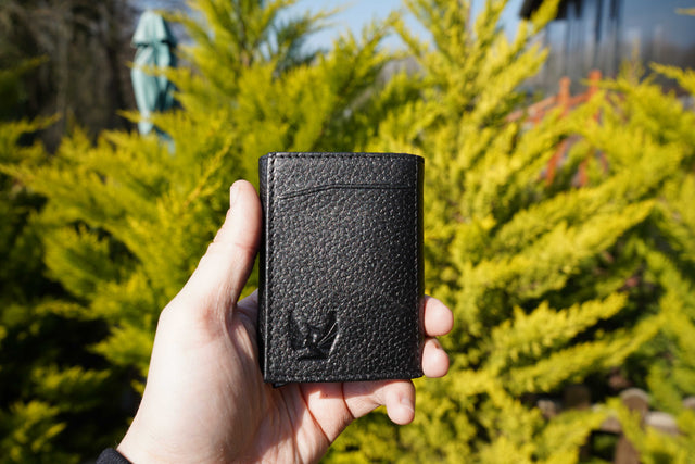 Men's Black Leather RFID Wallet