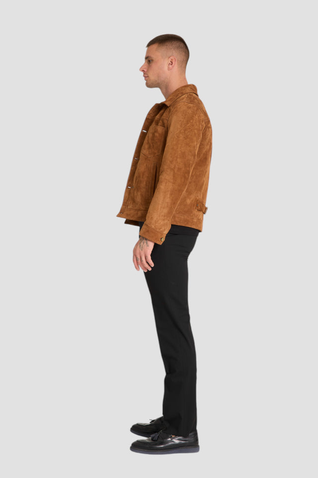 SUEDE TRUCKER