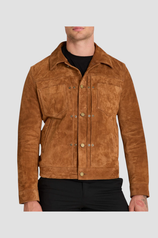 SUEDE TRUCKER