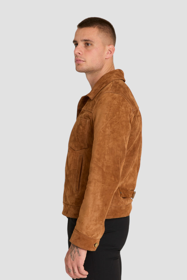 SUEDE TRUCKER