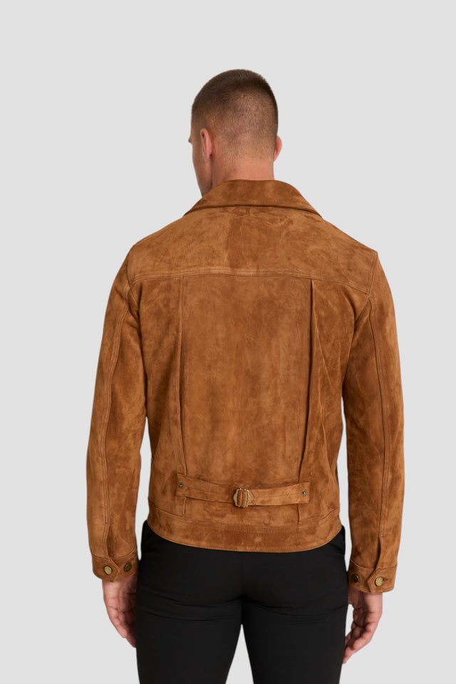SUEDE TRUCKER