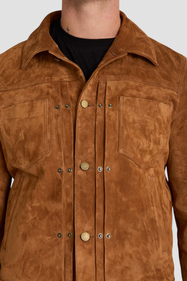 SUEDE TRUCKER